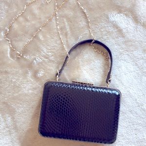 Flap chain cross body bag